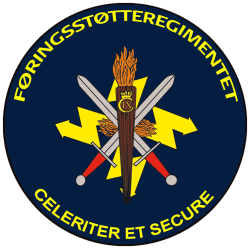 Føringsstøtteregimentet logo